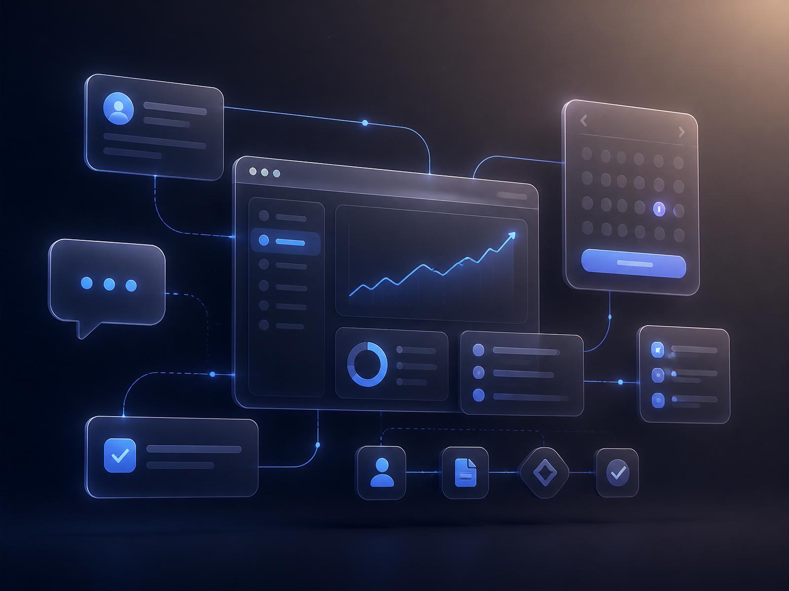 Business automation dashboard preview